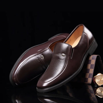 Luxury Brand Men's Loafers: Leather Formal Shoes