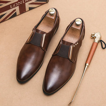 Brown Leather Dress Shoes: Stylish Spring Footwear