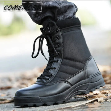 Fashion Men's Winter Outdoor Military Boots