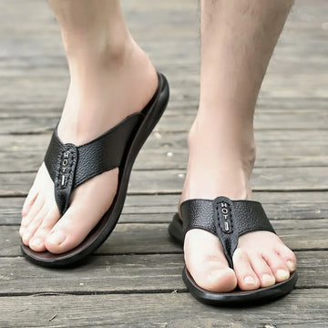 New Men's Leather Sandals & Flip Flops